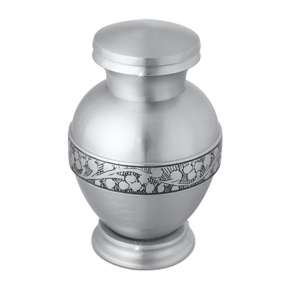 Protected Pewter Infant Urn